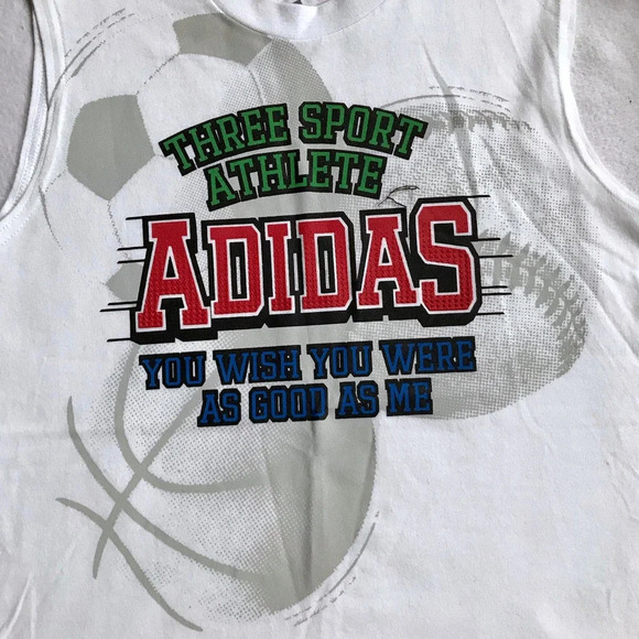 Adidas NWT Graphic Tank Top for Boys 7X - Picture 3 of 7